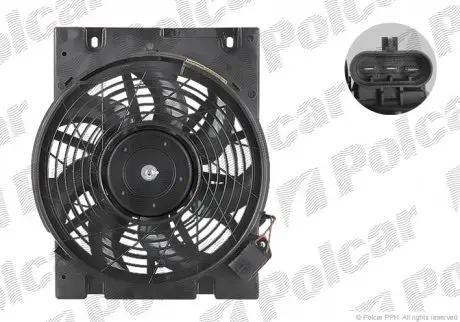 Вентилятор радіатора Polcar 550823W2