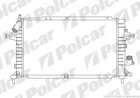 Радиатор охлаждения Polcar 5509086