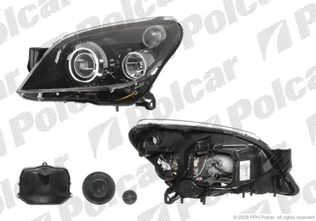 Фара основна | OPEL ASTRA H, 04- Polcar 5509091E