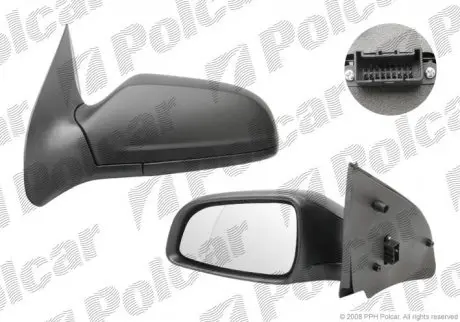 Зеркало наружное Polcar 5509524M