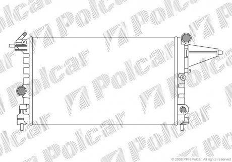 Радіатор охолодження Polcar 5514084
