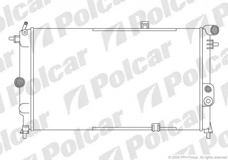 Радиатор охлаждения Polcar 551408A5 (фото 1)