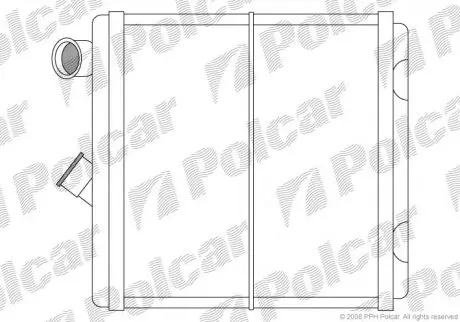 Радиатор печки Polcar 5514N83