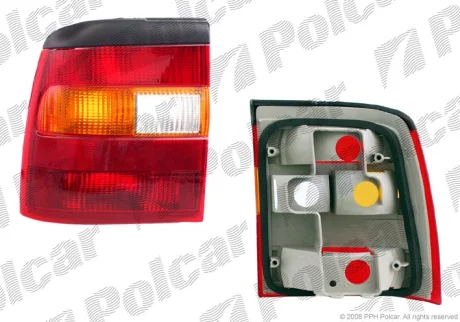 Ліхтар задній | OPEL VECTRA A, 88- Polcar 551588E