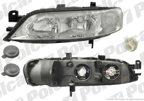 Фара основна | OPEL VECTRA B, 99- Polcar 5517092E