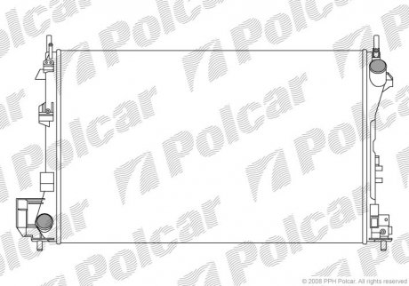 Радиатор охлаждения Polcar 551808A2