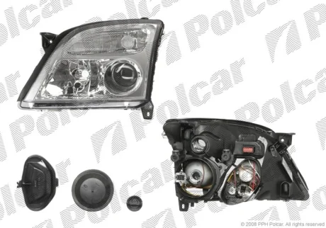Фара основна | VECTRA C 02- Polcar 551810H