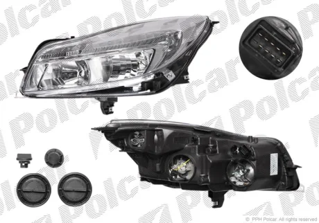 Фара основная | INSIGNIA, 09.08- Polcar 552009E