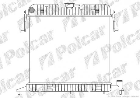 Радіатор охолодження Polcar 5525081 (фото 1)