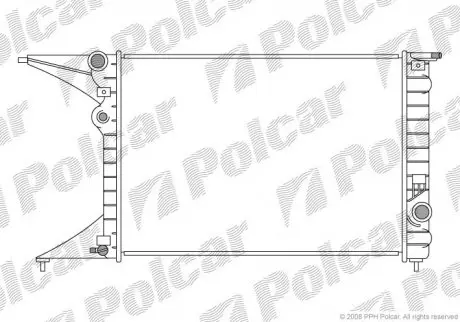 Радиатор охлаждения Polcar 5527080