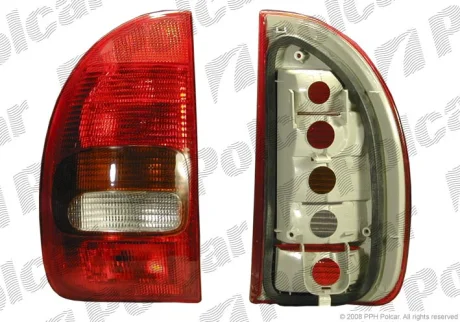 Ліхтар задній | OPEL CORSA/COMBO,93- Polcar 5555870E