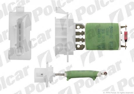 Резистор вентилятора Polcar 5555KST1X
