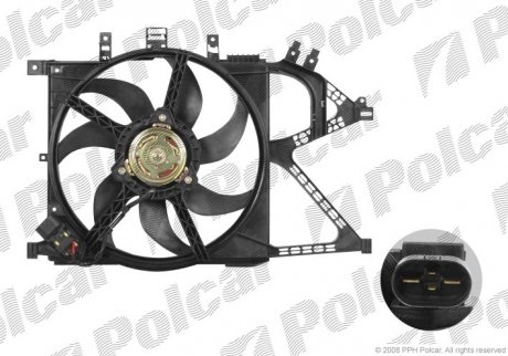 Вентилятор радиатора Polcar 555623W4