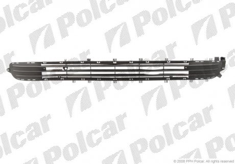 Решетка бампера переднего Polcar 555627-J (фото 1)