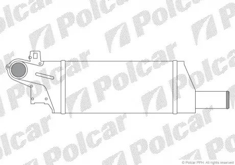 Радиатор воздуха (интеркулер) Polcar 5556J81