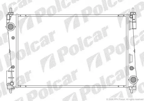 Радиатор охлаждения Polcar 5558081