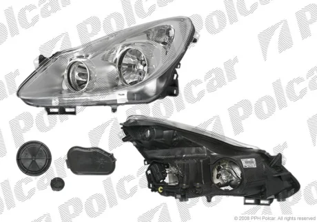 Фара основная | CORSA D, 07.06-01.11 Polcar 555810V