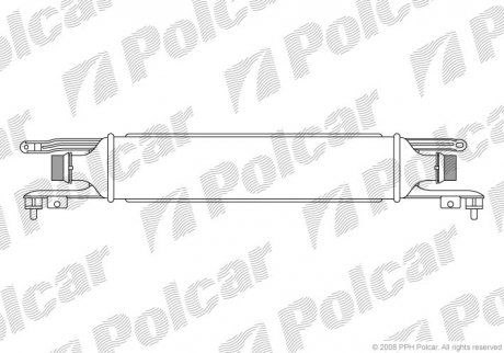 Радиатор воздуха (интеркулер) Polcar 5558J82