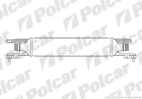 Радіатор повітря (інтеркулер) Polcar 5558J82