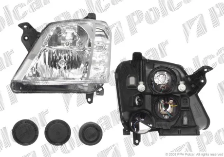 Фара основная | OPEL MERIVA, 03- Polcar 555910V