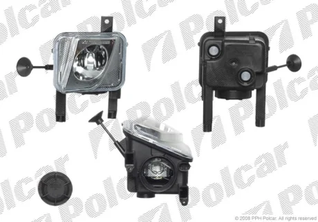 Фара передняя | OPEL MERIVA, 03- Polcar 555929E