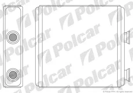 Радиатор печки Polcar 5559N81