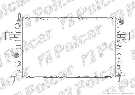 Радиатор охлаждения Polcar 5560082