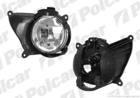 Фара передня | ANTARA, 09.06- Polcar 556530E