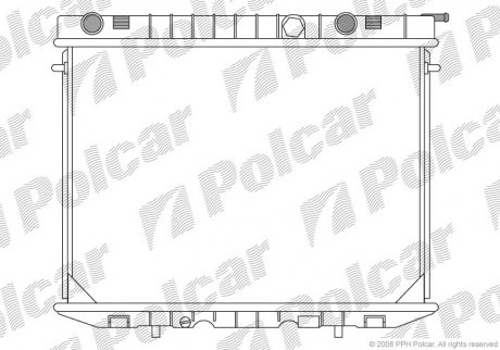 Радиатор охлаждения Polcar 5580081