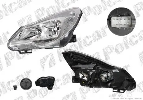 Фара основна Polcar 55B109V
