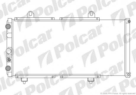 Радиатор охлаждения Polcar 570108A2 (фото 1)