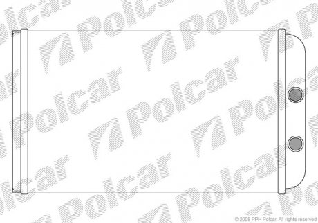 Радиатор отопителя салона Polcar 5702N8-2 (фото 1)