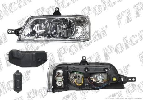 Фара основная | FIAT DUCATO, 02- Polcar 5704092E