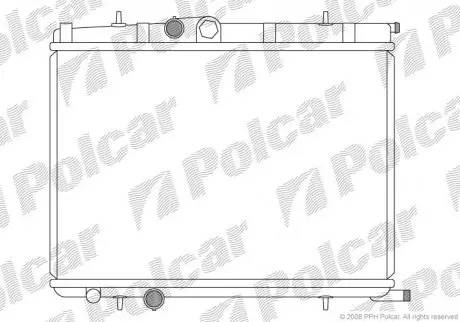 Радіатор охолодження Polcar 5723087