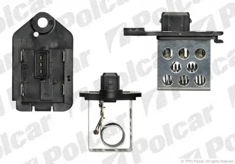 Резистор вентилятора радіатора Polcar 5723KST-3