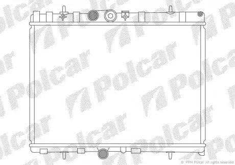 Радиатор охлаждения Polcar 5724082