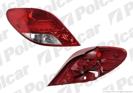 Ліхтар задній | PEUGEOT 207 Polcar 5724874E