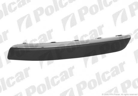 Накладка бамперу ліва Peugeot 407, 2004- 574807-5 Polcar 5748075