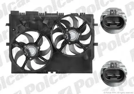 Вентилятор радиатора Polcar 577023W2X