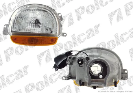 Фара основна | REN. TWINGO I, 93- Polcar 600309E
