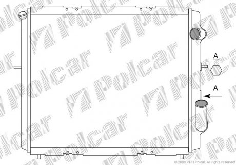 Радиатор охлаждения Polcar 6006085