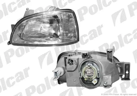 Фара основная | RENAULT CLIO I, 90- Polcar 6006104E