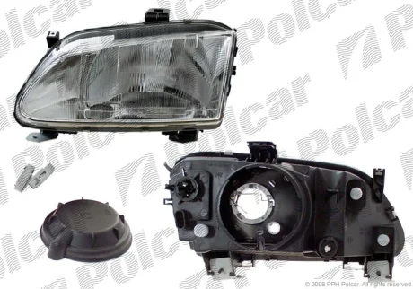 Фара основна | R.MEGANE/SCENIC,95- Polcar 600710E