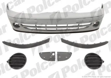 Бампер передний Polcar 601107Q