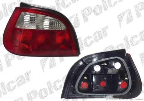 Фонарь задний | RENAULT MEGANE, 00- Polcar 6011870E