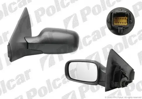 Зеркало наружное Polcar 6012513M