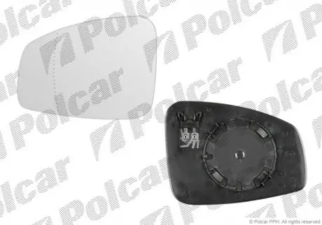 Вкладиш дзеркала Polcar 6012542M
