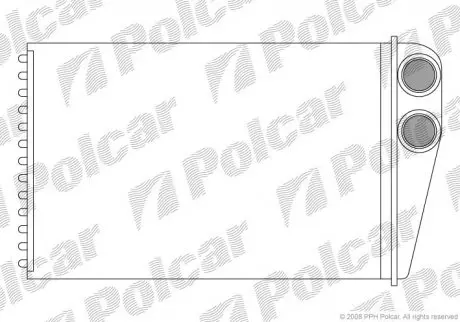 Радиатор печки Polcar 6012N81