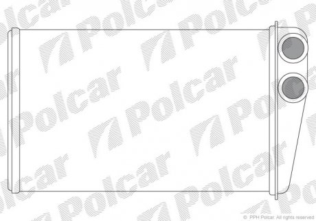 Радиатор печки Polcar 6012N82