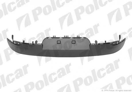 Спойлер бампера заднего Polcar 601499